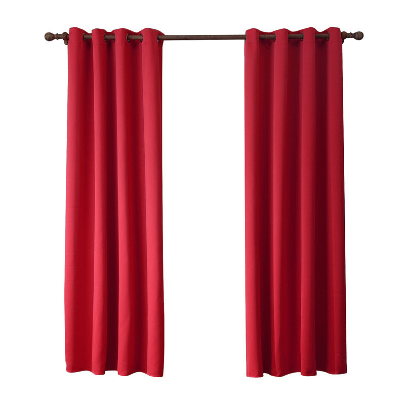 Bedroom curtain single piece shade cloth