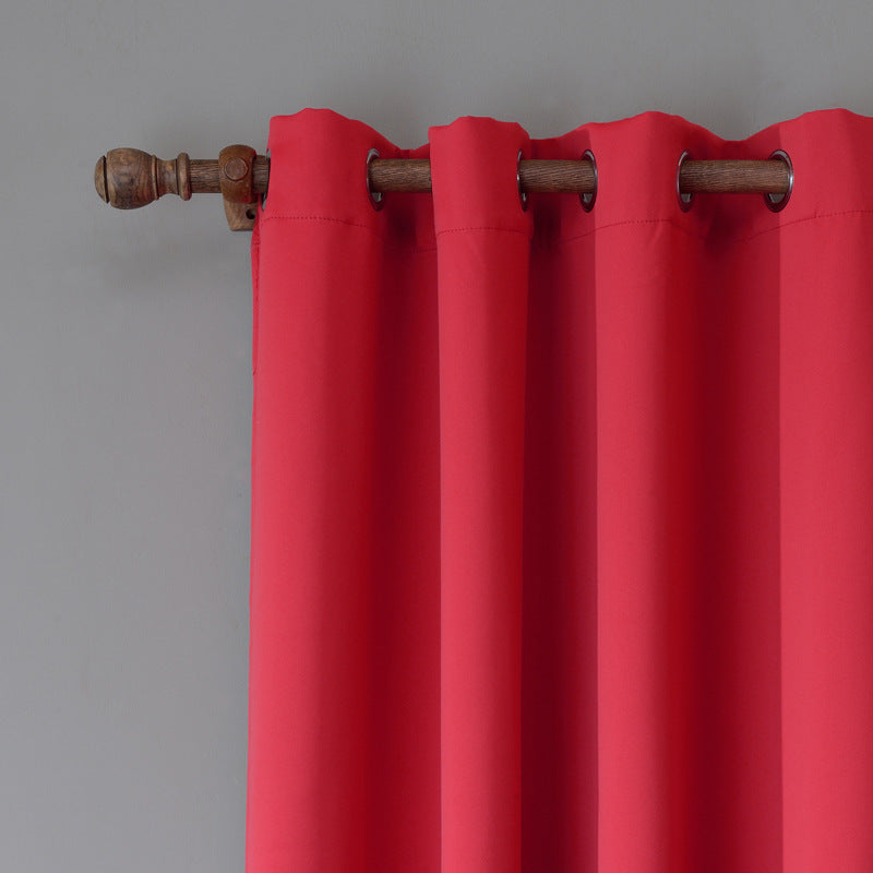 Bedroom curtain single piece shade cloth